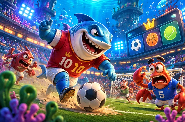 Shark striker scoring in the Spinbob sportsbook